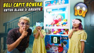 BELI MESIN CAPIT BONEKA ASLI SURPRISE HADIAH UNTUK ALUNA DAN AMANDA‼️😱 DIA SENENG BANGET‼️🥳 [upl. by Sulamith797]