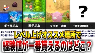 ダイパリメイクで『レベル上げに最適な場所』4選を比較してみた【ポケモンBDSP】 [upl. by Erdrich]