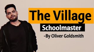 The Village schoolmaster by Oliver goldsmith in hindi [upl. by Jun]