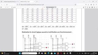 TP2  Electronique Numérique sur logiciel DigitalWorks part1 Décodeur 1 parmi 8 SMP S6 FSDM [upl. by Sinnal514]