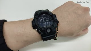 Casio GShock GW94001B Rangeman BlackOut SPEC [upl. by Naaman]