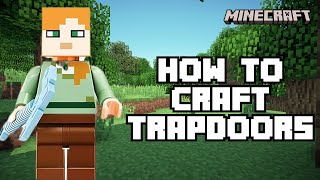 How to Craft Trapdoors on Minecraft in 2024 [upl. by Neelhsa]