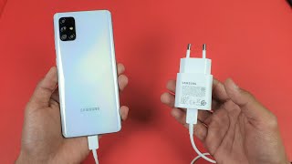 Samsung Galaxy A71  Battery Charging Test [upl. by Kandy674]