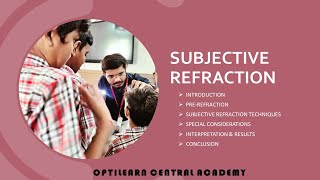 Refraction  Part 2  Subjective Refraction  Objective Retinoscopy And Subjective Acceptance [upl. by Las]