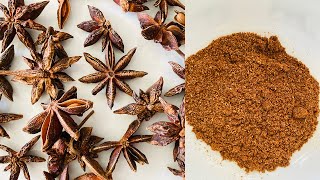 How To Make Star Anise Powder [upl. by Nivak714]