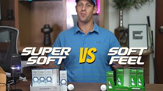 ✅ Callaway Supersoft Vs Srixon Soft Feel  Tried And Tested By Average Golfer [upl. by Bohs52]