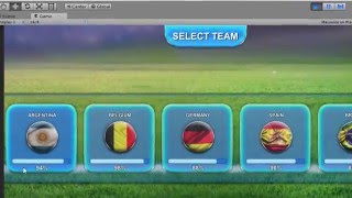 DisplayFab Example Tutorial 2 Creating a Soccer Team Selection Panel in Unity UI [upl. by Annhoj745]