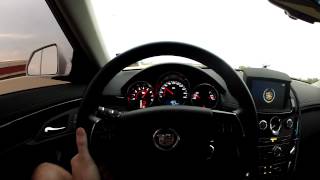 2012 Cadillac CTSV automatic sedan acceleration run 0120mph [upl. by Witte]