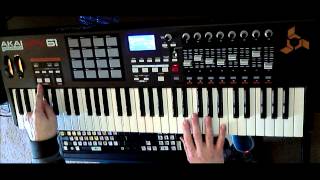 AKAI MPK61 demo Reason emphasis [upl. by Arres]