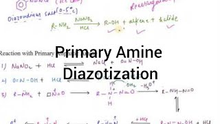 Primary Amine Diazotization I Amines I Particles Academy [upl. by Natlus]