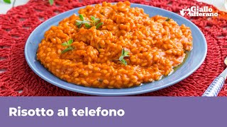 RISOTTO AL TELEFONO filante e cremoso [upl. by Ahsienad]