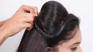 5 easy and quick hairstyle with half saree  wedding hairstyle  party hairstyle  ladies hairstyle [upl. by Il]