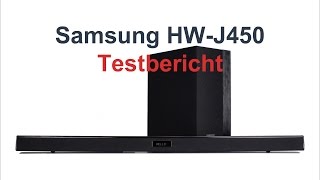 Samsung HW J450  M450  F450  K450 im Test deutsch [upl. by Liebowitz807]