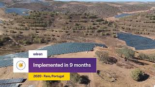 Solar Energy Plant 218 MW Faro Portugal [upl. by Assenav]