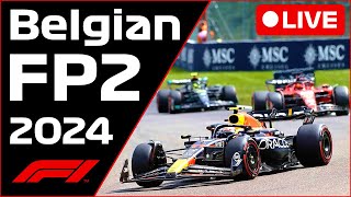 🔴F1 LIVE  Belgian Spa GP FP2  Commentary  Live Timing [upl. by Triny]