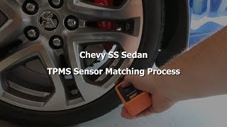 Chevy SS  GM Vehicles  TPMS Sensor Matching Process  Relearn Procedure [upl. by Stanislas5]