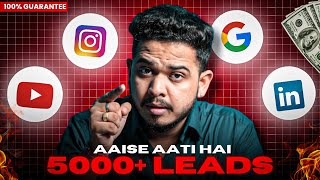 How To Generate 5000 🤯🔥 Leads Daily  Organic Lead Generation  Affiliate Marketing  Aman Upadhyay [upl. by Hendrix]