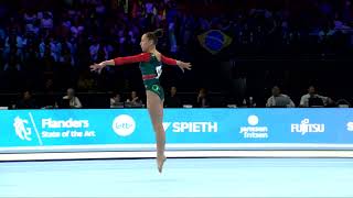 NEMOUR Kaylia ALG2023 Artistic Worlds Antwerp BELQualificationsFloor Exercise [upl. by Eoj]