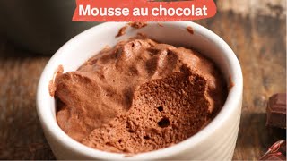 Recette de mousse au chocolat maison [upl. by Tedd]