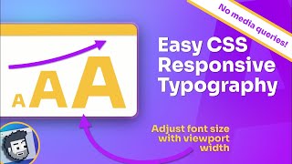 Easy Responsive Typography CSSonly [upl. by Tigges]