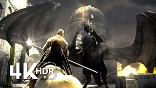 Gandalf vs The Witch King  The Lord of the Rings The Return of the King  4K ULTRA HD  HDR [upl. by Eihcra]