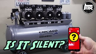 Silent Compressor Chicago Air Hush 150 Compressor Review [upl. by Neeroc]