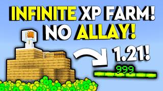 BEST 121 XP FARM NO ALLAY Minecraft Tutorial  Infinite amp Cheap [upl. by Amikat475]