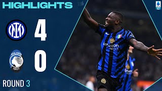 Inter  Atalanta  40  Gli Highlights  Lega Serie A 202425 [upl. by Harrie994]