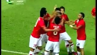 Gol GUNAWAN  Malaysia VS Indonesia FT11 Penalti 43 FINAL Sea Games 2011 [upl. by Auof]