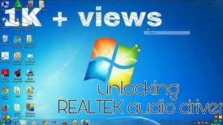 Unlock realtek R279 in windows7 32bit [upl. by Atinev]