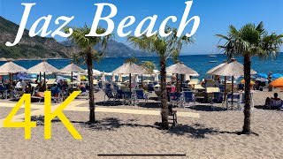 Jaz Beach 🏝️ Budva Montenegro 🇲🇪 4K Walking Tour [upl. by Edmonds]