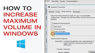 🔴 How to Increase the Maximum Volume in Windows 10 [upl. by Dworman]