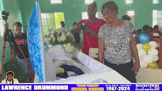 Lawrence Drummonds Funeral Service HD [upl. by Reifnnej37]