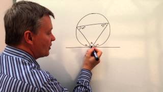 Circle Theorem Exam Question  Alternate Segment [upl. by Chatterjee]