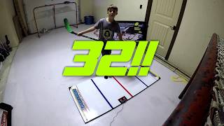 SuperDeker Review  A fun hockey stick handling game and training aid [upl. by Oijile317]