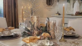 Christmas 2023  Decorating Ideas  Dining Room Decorate With Me [upl. by Drallim86]