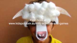 How to make a sheep mask for Chinese New Year [upl. by Drarehs584]