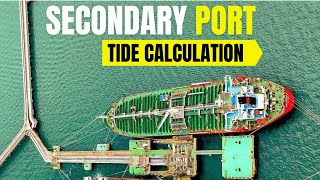 Standard and Secondary Ports tide calculation  Passage planning  Merchant navy knowledge [upl. by Uzziel]