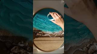 To watch the full tutorial visit the channel 🌊 resin ocean clock [upl. by Bohlin]