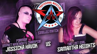 Jessicka Havok Vs Samantha Heights  Match of the Week  AAW Pro Wrestlig [upl. by Enatan490]