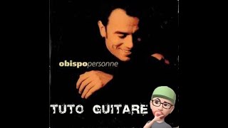 Pascal OBISPO  Personne Tuto Guitare [upl. by Notsgnik]