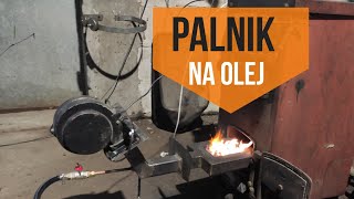 Ogrzewanie garażu  Palnik na olejhomemade oil burner DIYwebasto MegaGarage [upl. by Luas]