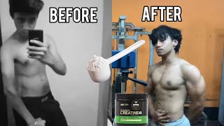 Creatine benifits sideeffects hairloss  How creatine change my life 🇮🇳 [upl. by Eartnoed]