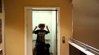 Elevator Gangnam style [upl. by Anifled]