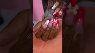 THE MOST DEMURE ACRYLICS NAILS I EVER MADE🔥🔥 nails nailart acrylic acrylicnails [upl. by Aiksa]