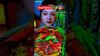 Chinese vegitables🥗🥦vegitables mukbang shorts [upl. by Zullo176]