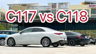 Mercedes Benz CLA C117 vs C118 [upl. by Alor]