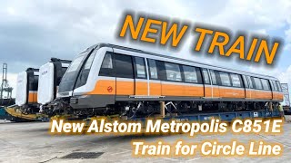 New Alstom Metropolis C851E Train for Circle Line [upl. by Arde]