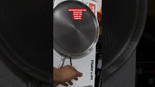 Vinod platinum Triply stainless steel dosa tawa Review [upl. by Drwde]