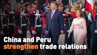 China and Peru strengthen trade relations [upl. by Aibun851]